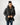 Philip Puffer Coat in Black – front close-up