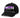 Black baseball cap featuring bold white text and a purple graphic strip with a motivational phrase.