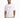 A man wearing a white oversized t-shirt with a handwritten-style graphic, paired with beige cargo shorts.