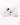 Queen white platform sneakers for women with chunky soles and black heel accents. Streetwear shoes in Carbon.