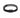 Black bracelet featuring two intertwined strands, one smooth and one braided, with a square clasp.
