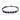 Colorful beads are threaded on a black braided cord, creating a stylish bracelet design.