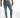 Close-up of Jairo blue washed skinny jeans for men featuring biker panels, distressed details, and a modern streetwear fit.