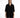 Jaylah Oversized Shirt in Black – front close-up