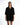 Jaylah Oversized Shirt in Black – front close-up