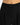Black high-waisted pants featuring a button closure and subtle pleats at the front.
