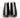 Jimmy Shoes in Black – heel view