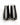 Jimmy Shoes in Black – heel view