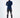 Romeo Turtleneck Sweater in Blue – full-length front view