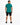 Carbon Classic Tee in turquoise, back view, full length