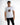 Carbon Driven T-Shirt in White – front close-up