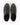 Top view of Johnny Grey Urban Streetwear Sneakers in Carbon with black heel detail, grey laces, and white soles.