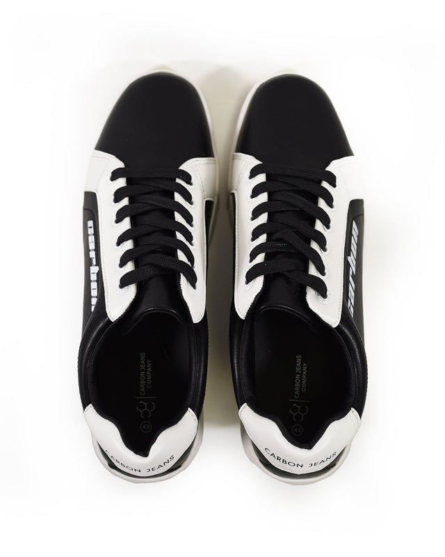 Carbon Sneakers in Black – pair front view