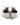 Carbon Sneakers in White – heel view