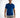 Model wearing a blue Ryan Polo Shirt, a men's casual short sleeve polo paired with grey trousers.
