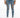 Men's Carbon Kase jeans in light blue washed denim with heavy knee distressing, styled with white sneakers.
