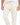 Light beige jogger pants with an elastic waistband and side pockets, featuring a graphic design on the thigh.