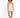 A model poses in a light beige romper with a wrap design and thin straps, paired with black open-toe shoes.