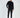 Sean Knit Sweater in Blue – full-length front view