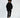 Kiara Hoodie in Black – full-length front view