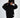 Kiara Hoodie in Black – front close-up