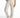 Kinley white wide-leg utility pants with high-waisted elastic drawstring waist and side pockets in a streetwear fit.