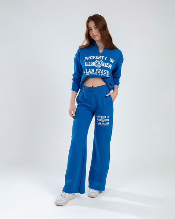Clan Top Set in Blue – full-length front view