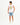 Smile Tank Top in White – full-length front view