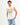 Smile Tank Top in White – front close-up