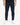 Navy pants with zippered ankles, paired with white sneakers and a black t-shirt.