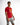 Social T-Shirt in Red – side view