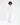 Collar Top Set in Cream – full-length front view