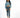 Stevie Crop Top in Blue – full-length front view