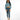Stevie Crop Top in Blue – full-length front view