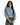 Stevie Crop Top in Blue – front close-up