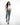 Stevie Crop Top in White – full-length front view