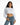 Stevie Crop Top in White – front close-up