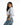 Stevie Crop Top in White – side view