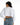 Stevie Crop Top in White – back view