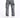 Model wearing Lewis grey washed baggy denim cargo pants with distressed details and streetwear aesthetic.