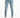 Light blue distressed jeans with a chain detail, featuring a slim fit and subtle fading.