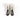 Cursive Sneakers in White Black – pair front view