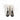 Cursive Sneakers in White Black – pair front view