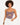 A model with curly hair wears a fitted bodysuit featuring thin straps and a stylish cutout detail.