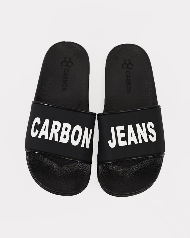Summer Slides in Black – pair front view