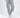 Close-up of the Lily two-piece loungewear set in light grey featuring drawstring sweatpants with seams and white sneakers.