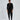 Daniel Pants in Black – full-length front view