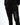 Live The Moment black streetwear pants with silver cursive embroidery on the thigh.