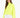A model wearing a bright neon yellow turtleneck top with wide sleeves, paired with white pants.