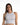 Demi Ribbed Tank in White – front close-up